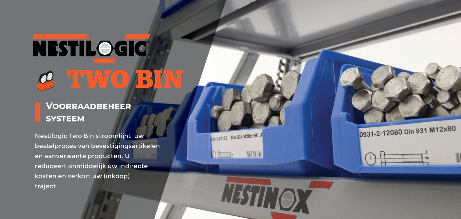 Nestilogic Two Bin voorraadbeheer systeem